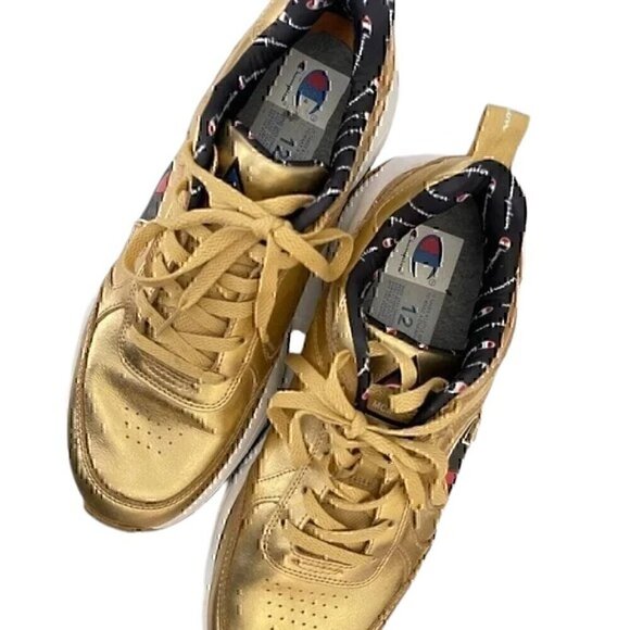 Man's gold champion sneakers - Picture 4 of 8